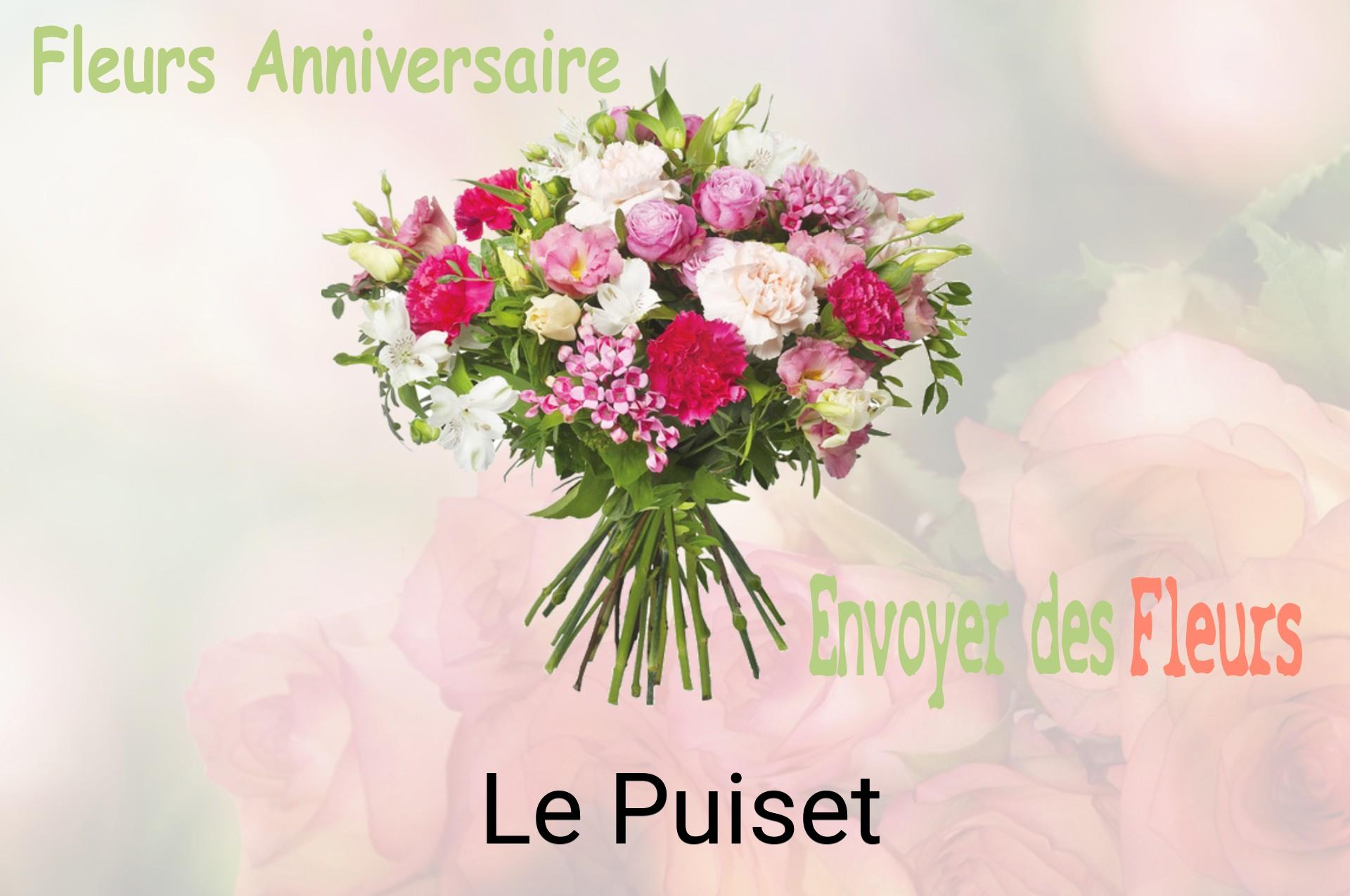 Bouquet de fleurs d’anniversaire livré à Le Puiset